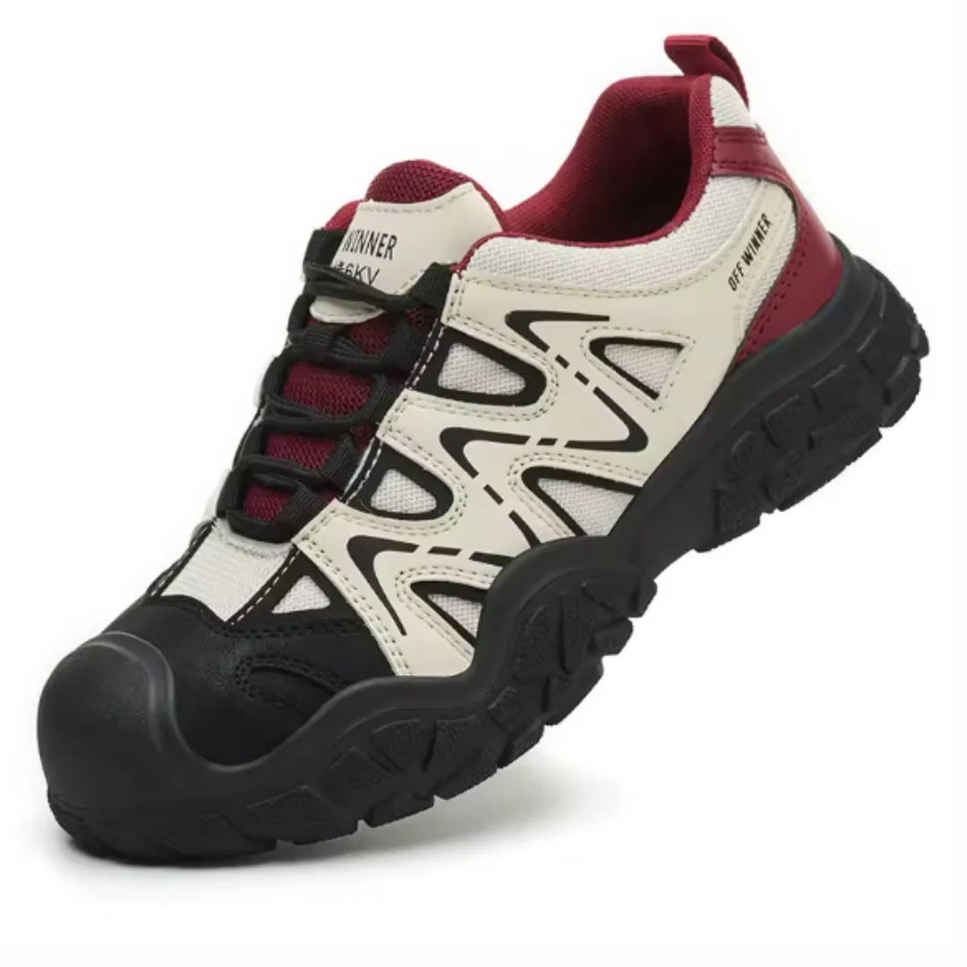 Chaussures de sécurité légères confort femmes – Respirantes, antidérapantes, embout acier, semelle anti-perforation, robustes - Image 3