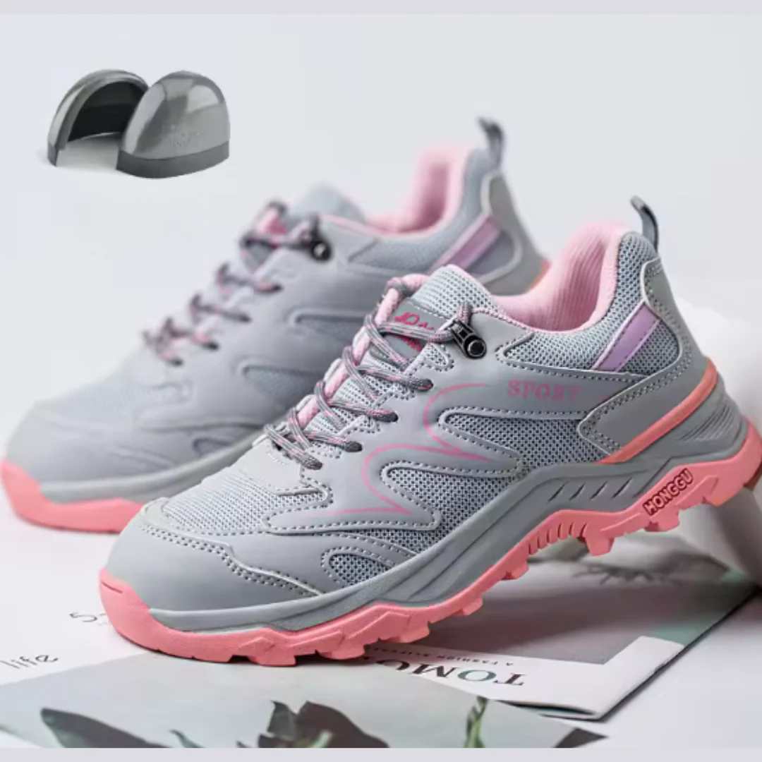 Chaussures de sécurité à embout en acier légères femmes – Respirantes Antidérapantes Protège-Pieds pour Travail Industriel - Image 3
