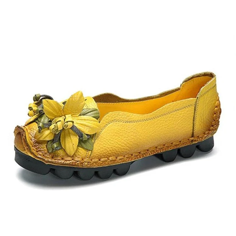 Chaussures décontractées glamour pour femme avec détail floral - Image 3