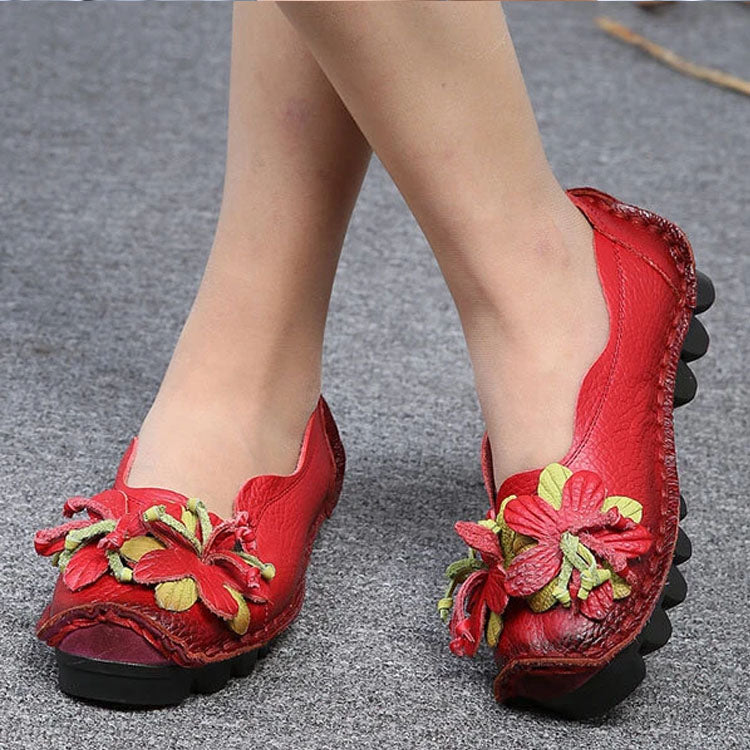 Chaussures décontractées glamour pour femme avec détail floral - Image 7