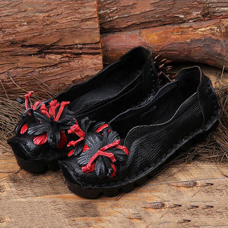 Chaussures décontractées glamour pour femme avec détail floral - Image 9