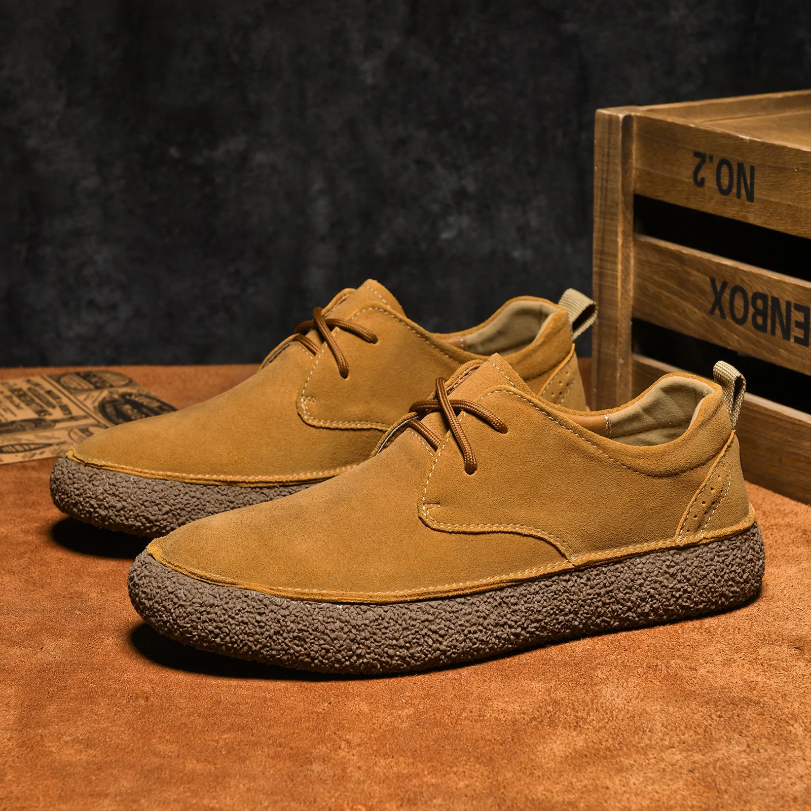 Chaussures en Daim Bristol – Confort Quotidien en Daim Premium - Image 3
