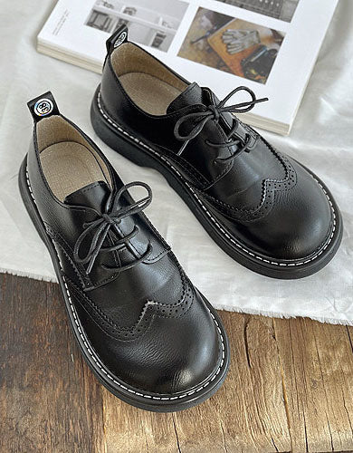 Chaussures Oxford à bout carré large pour femme - Image 4