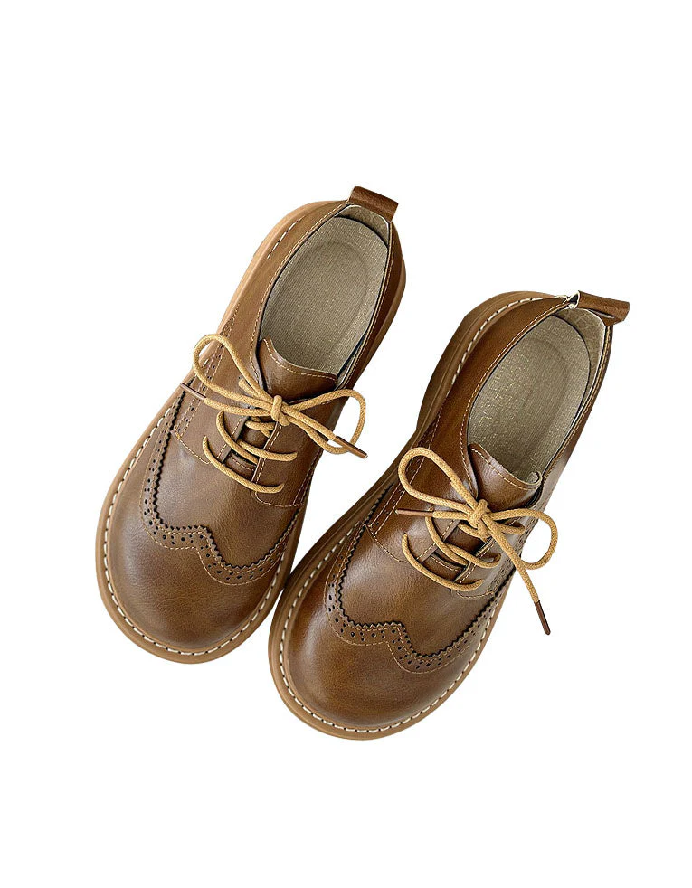 Chaussures Oxford à bout carré large pour femme - Image 7