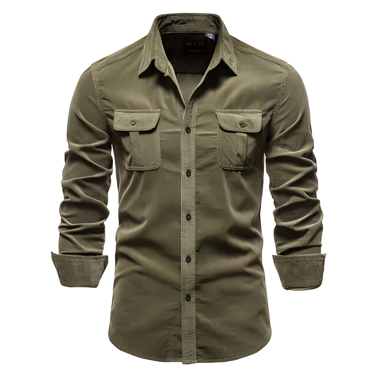 Chemise casual homme coton – Coupe regular, confort et style décontracté - Image 3