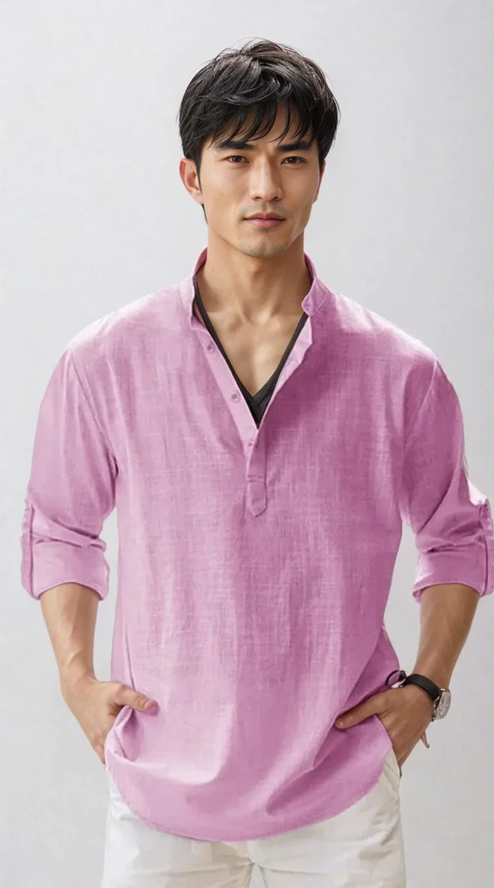 Chemise en lin pour homme – estivale et moderne - Image 10
