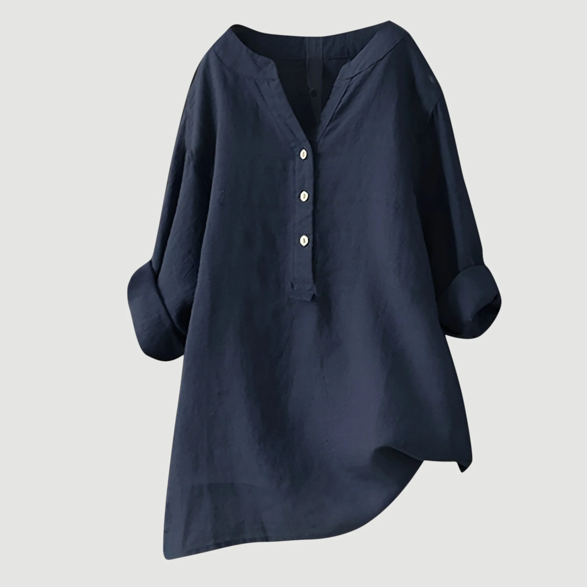 Chemise femme légère en coton – Chemise d'été ample et respirante au style décontracté - Image 9