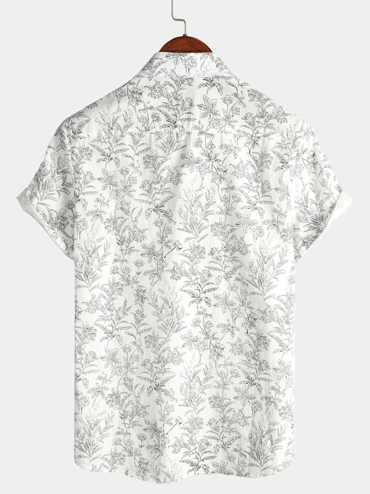 Chemise hawaïenne en coton pour homme à manches courtes - Image 6