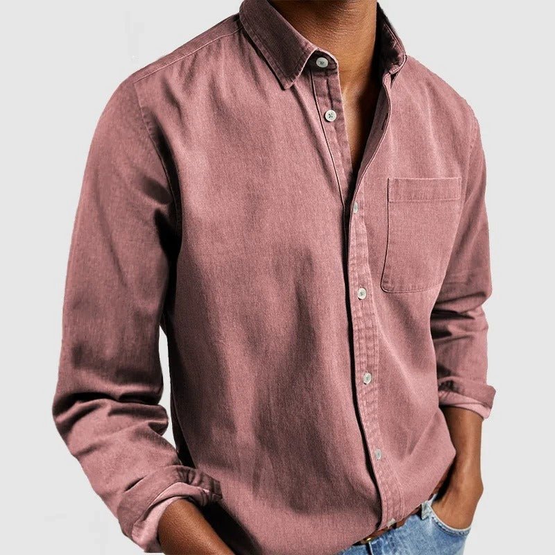 Chemise Homme à Manches Longues – Coupe Classique avec Col - Image 20
