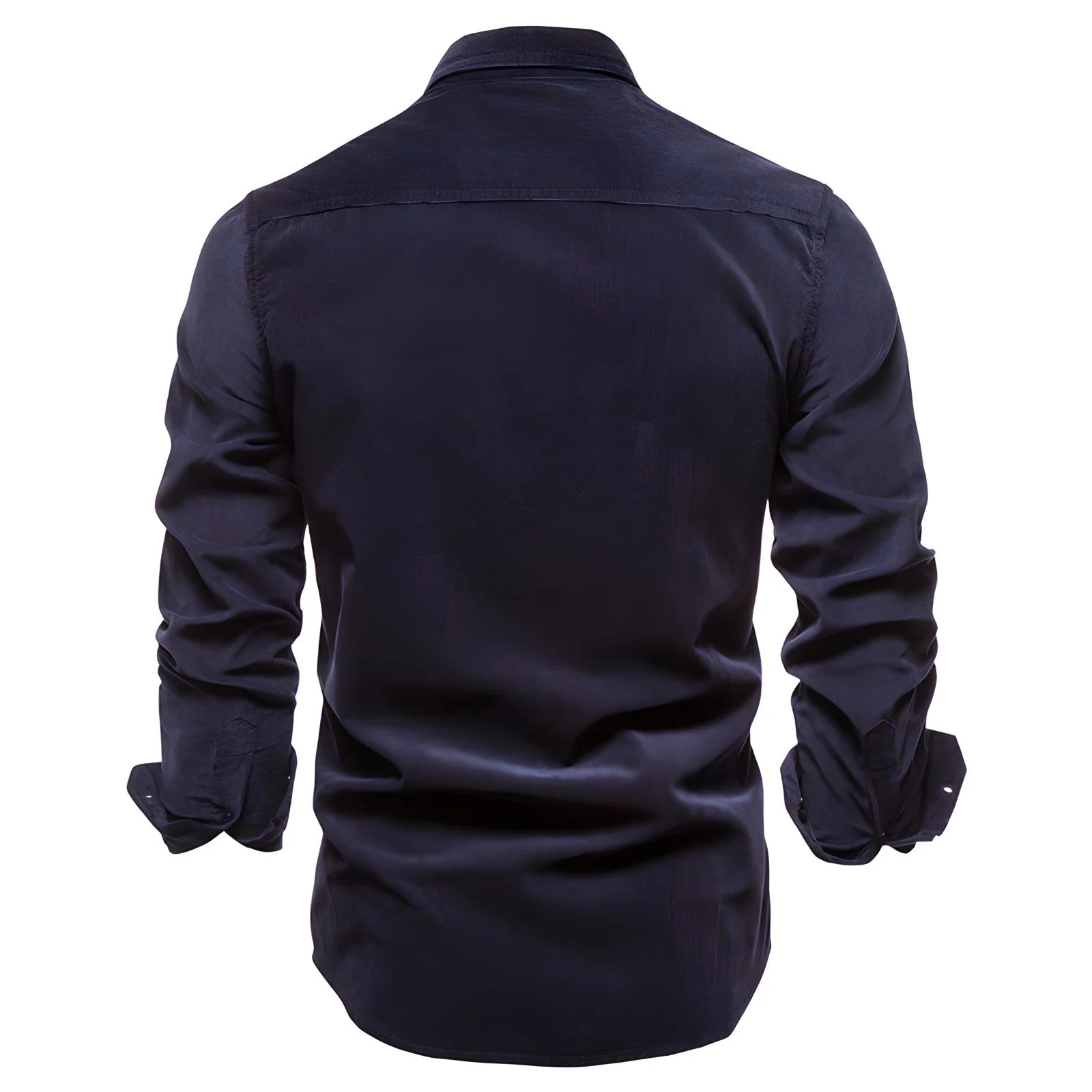 Chemise Utility Homme - Col Classique avec Poches à Rabat - Image 2
