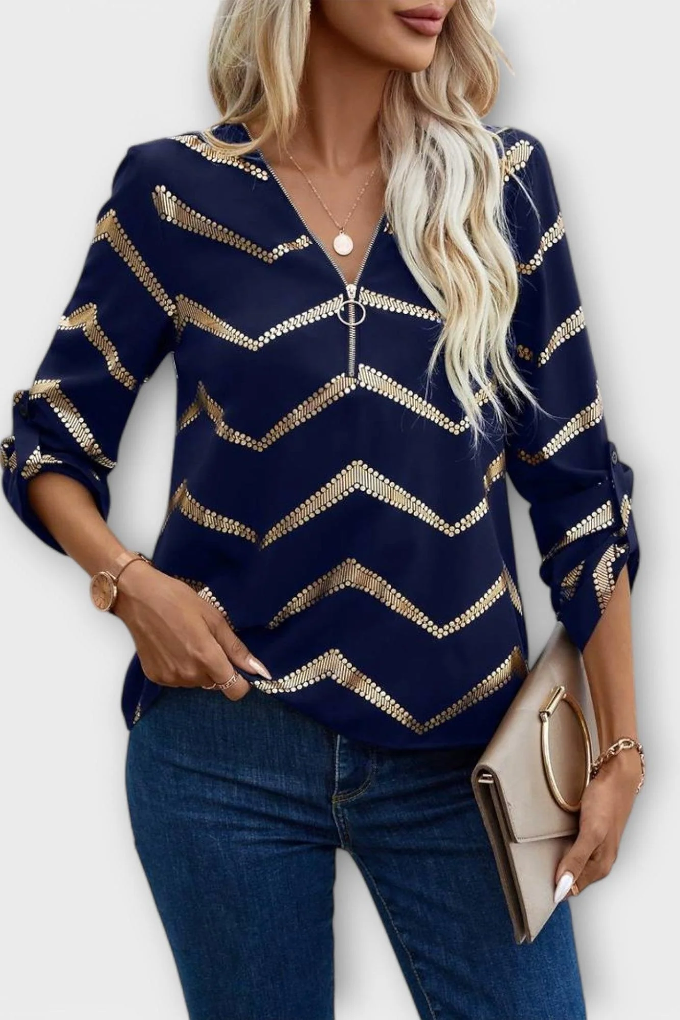 Chemisier femme élégant – Coupe intemporelle et style raffiné - Image 4