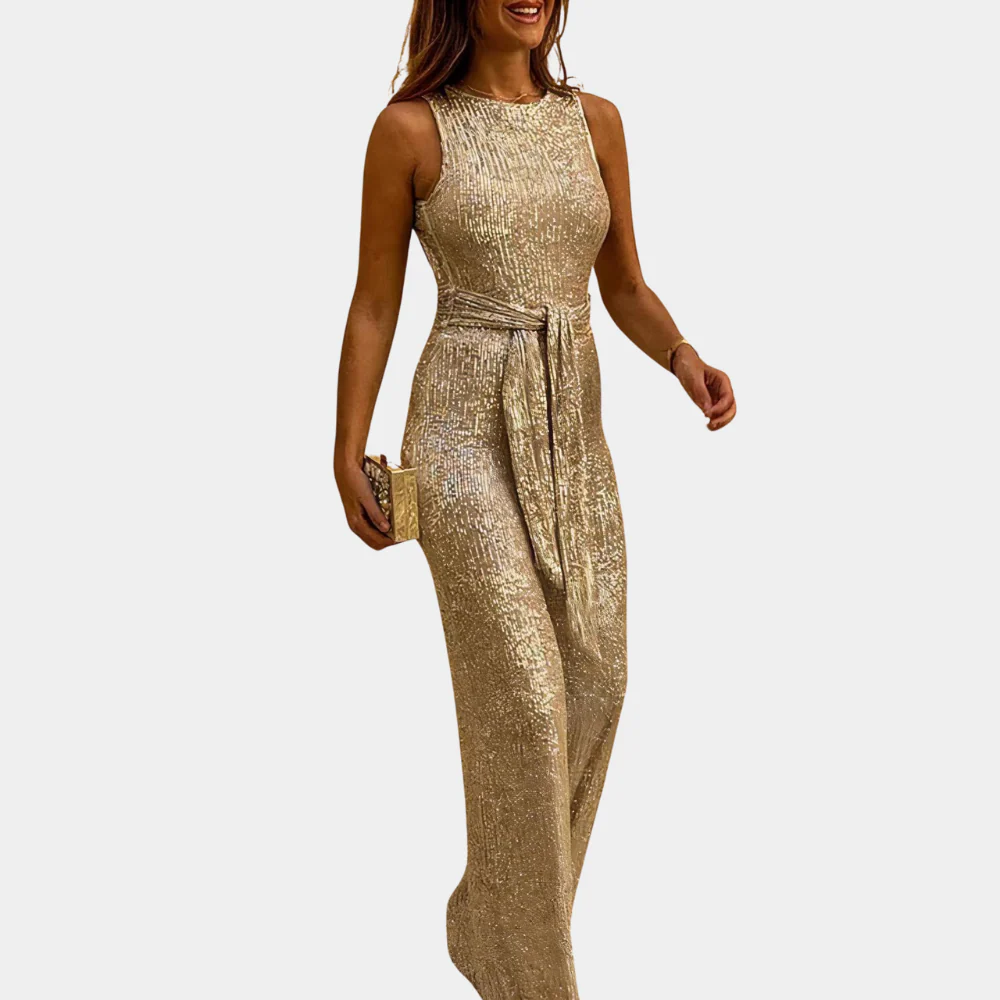 Combinaison à sequins pour femme – Élégante, style cocktail pour les soirées - Image 2