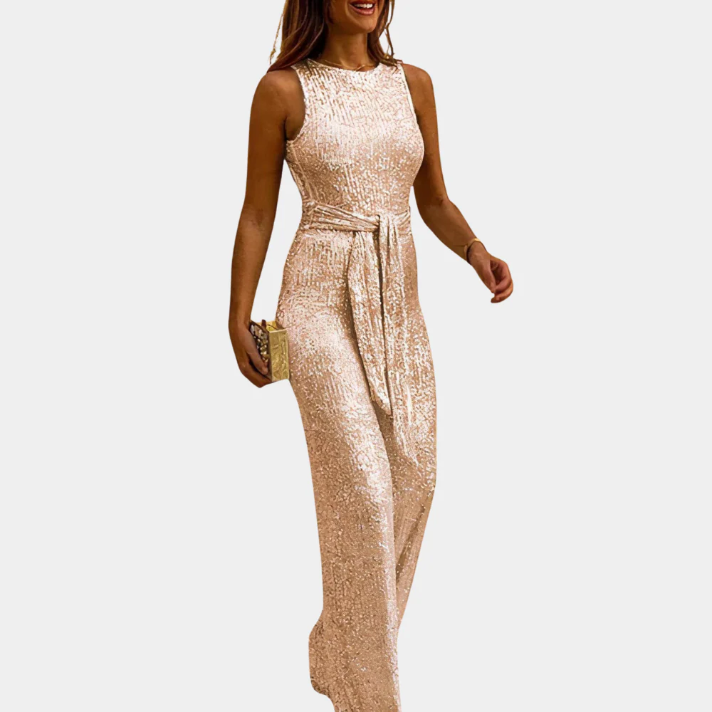 Combinaison à sequins pour femme – Élégante, style cocktail pour les soirées - Image 3