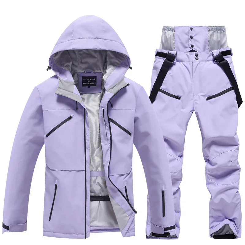 Combinaison de Ski Hivernale Isolée Unisexe – Veste et Pantalon Respirants pour Snowboard - Image 4