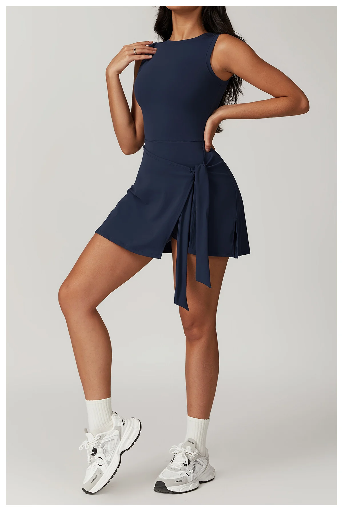Combinaison de Yoga Sans Manches Femme – Combinaison de Sport Élégante Dos Nu - Image 30