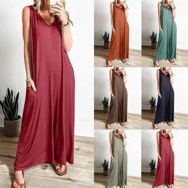 Combinaison femme confortable – Jumpsuit fluide et respirante pour un look chic au quotidien - Image 10