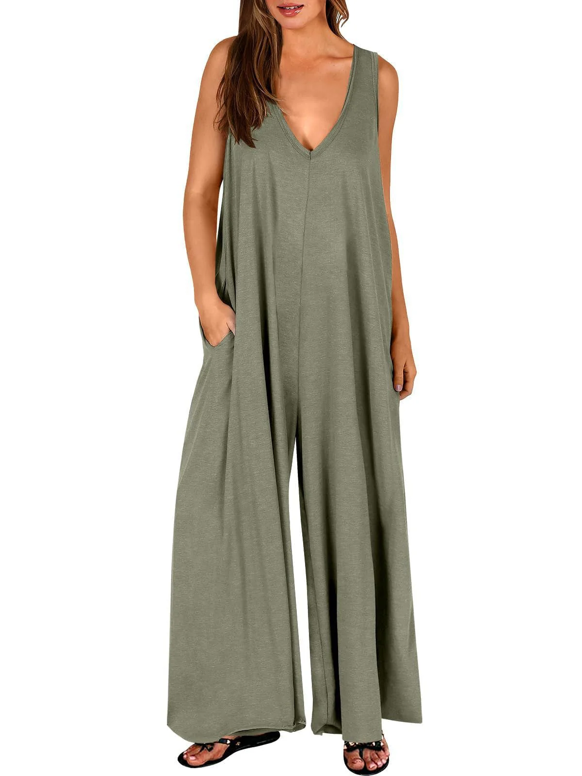 Combinaison femme confortable – Jumpsuit fluide et respirante pour un look chic au quotidien - Image 7