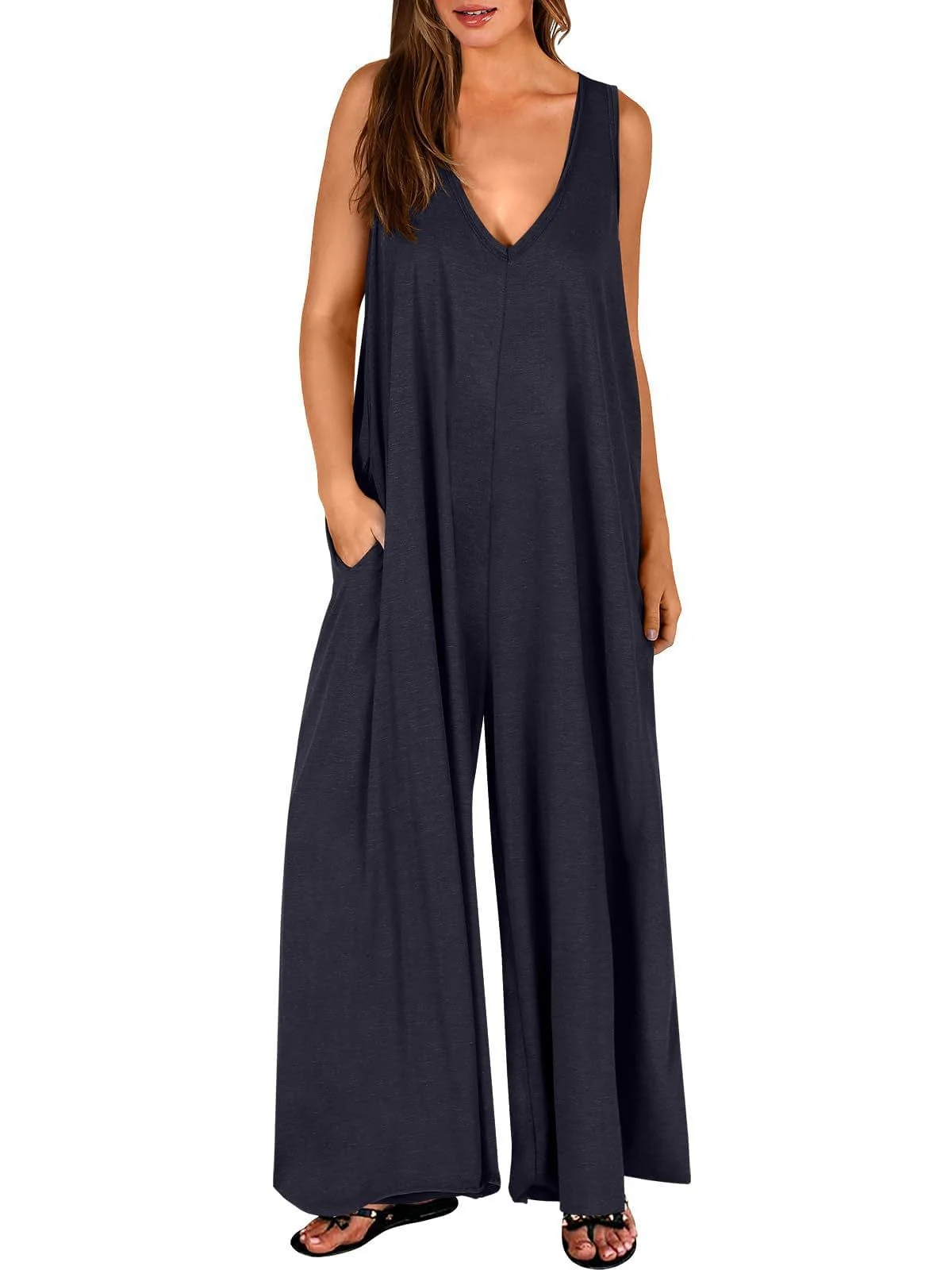 Combinaison femme confortable – Jumpsuit fluide et respirante pour un look chic au quotidien - Image 8
