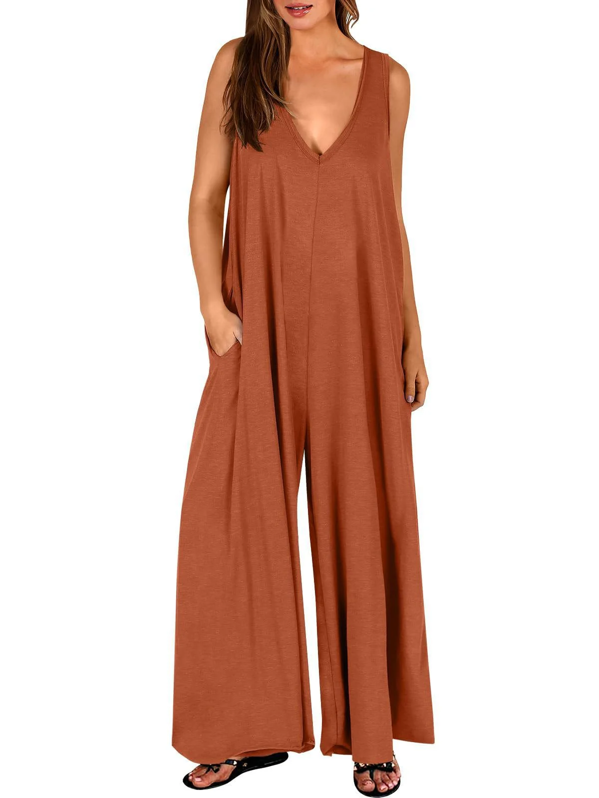 Combinaison femme confortable – Jumpsuit fluide et respirante pour un look chic au quotidien - Image 9