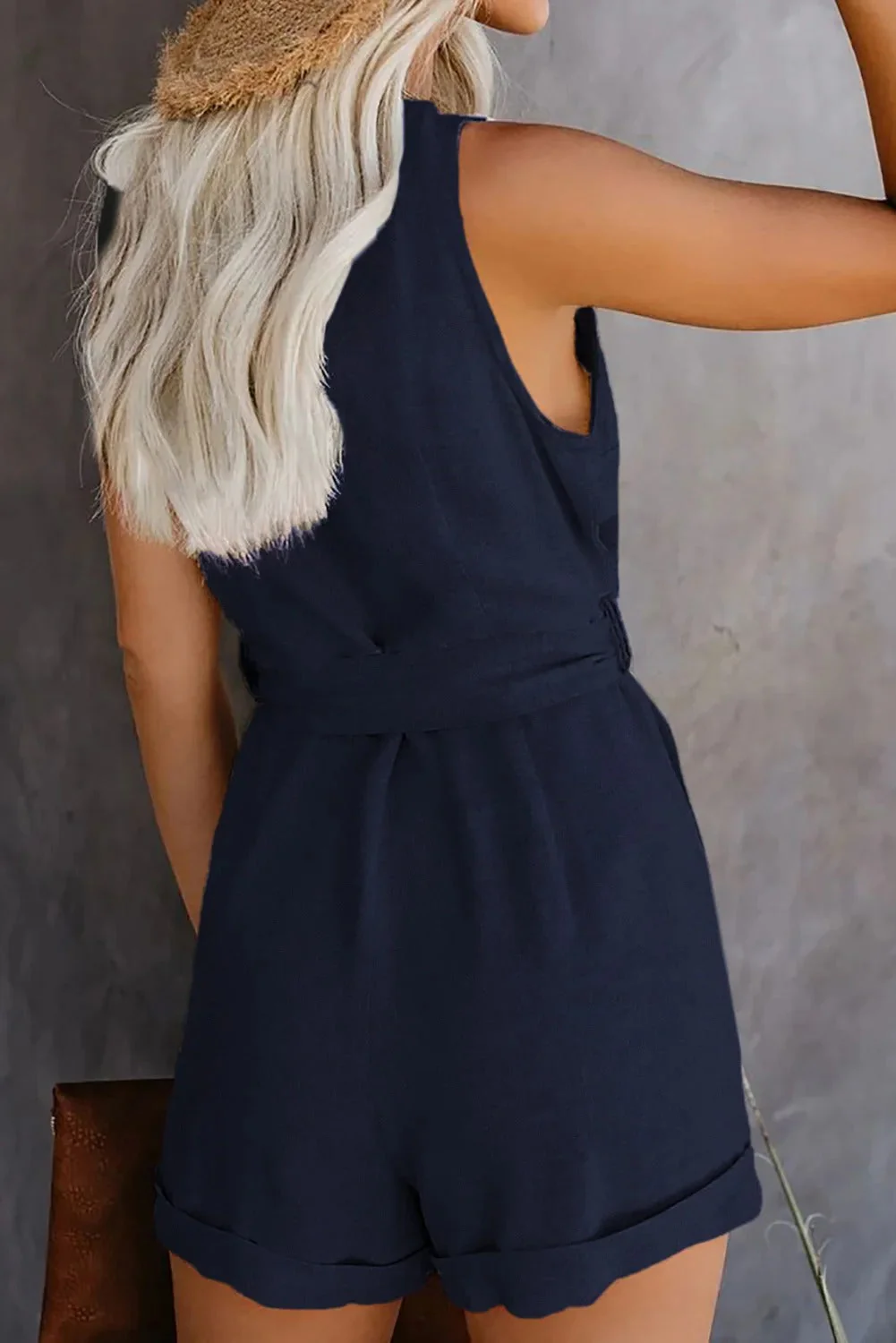 Combishort femme avec poches - Decontracte et pratique - Image 25