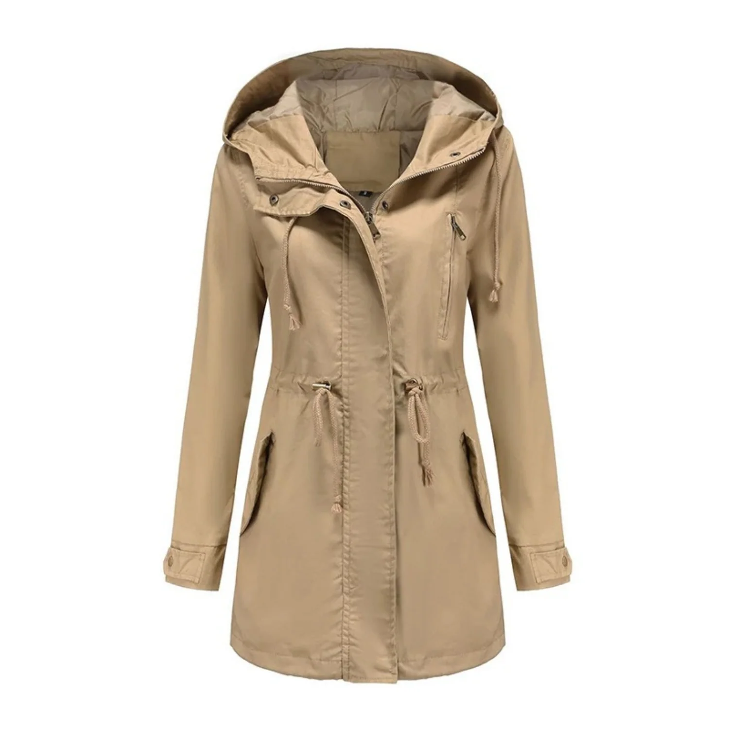 Coupe-Vent Femme Léger et Décontracté – Manteau à Capuche Confortable - Image 7