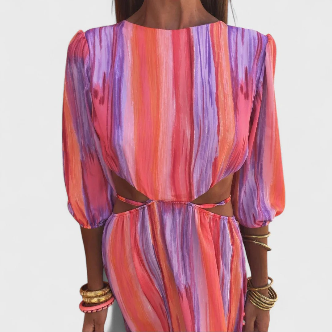 DELACROIX | Robe maxi femme Eclat Riviera - Image 3