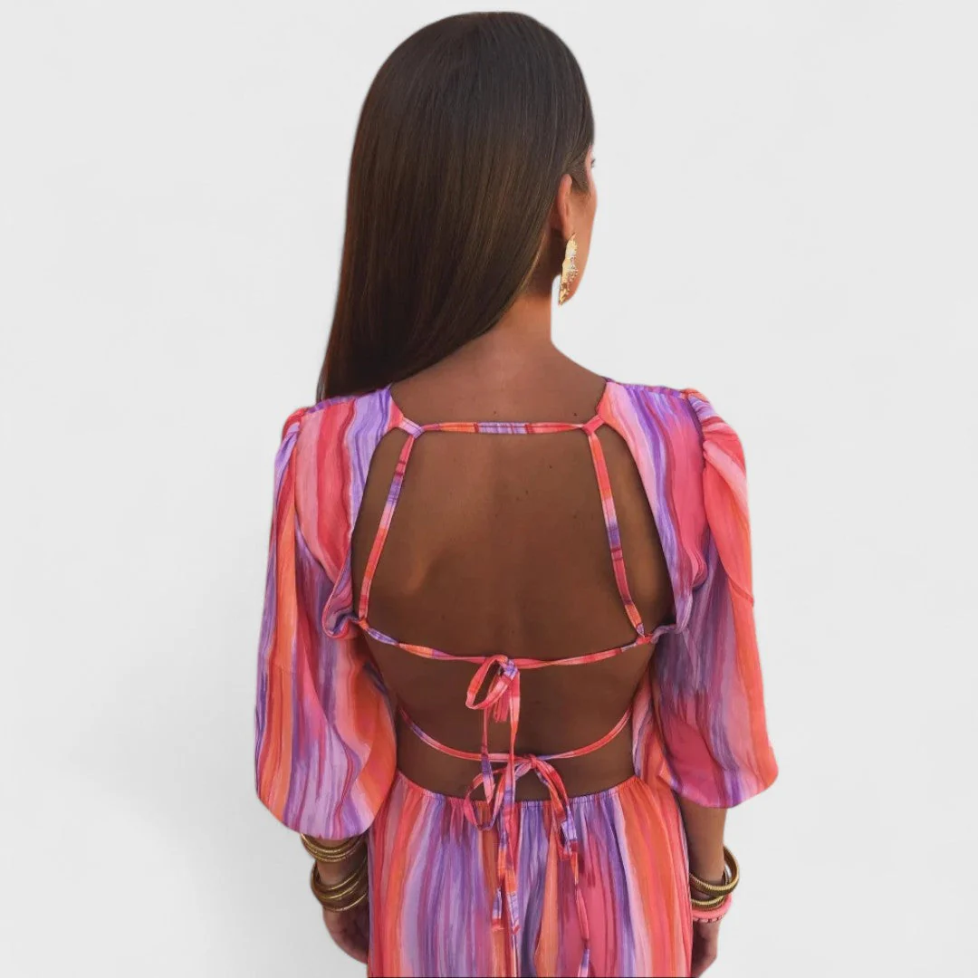DELACROIX | Robe maxi femme Eclat Riviera - Image 4