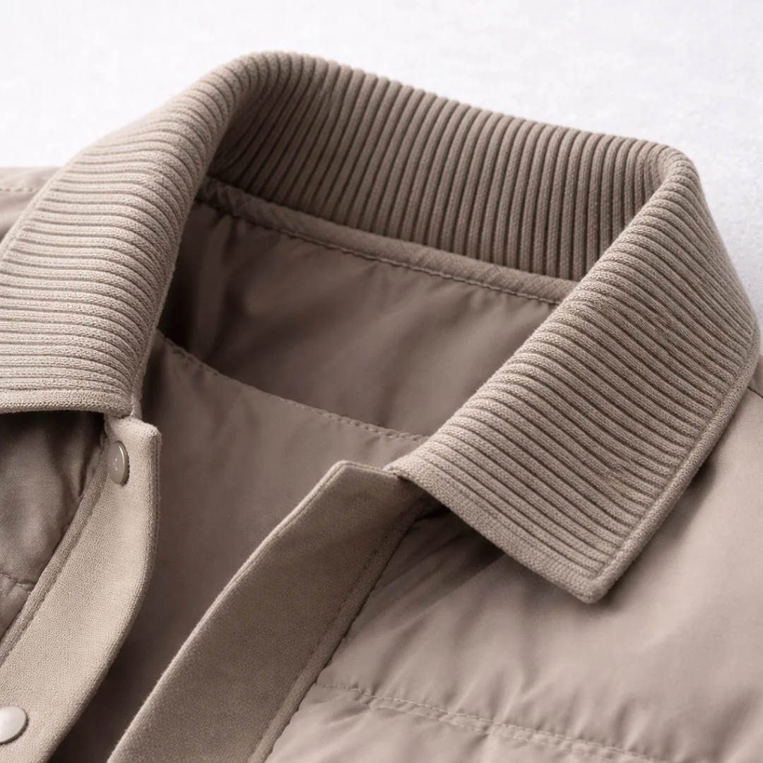Doudoune élégante à boutons pour homme – Vêtement d'extérieur épais et confortable - Image 6