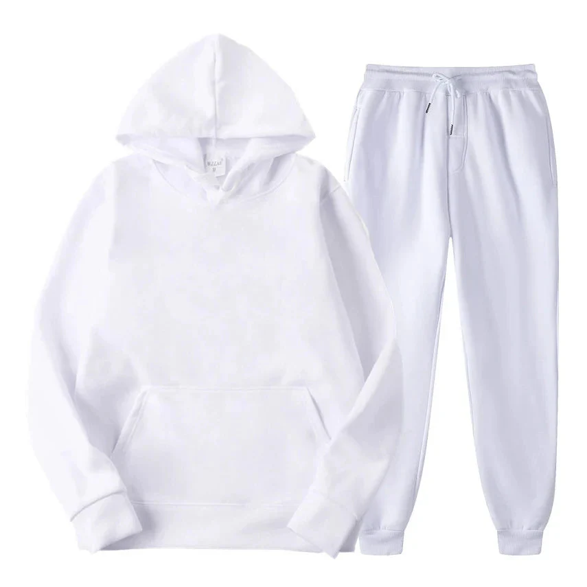 Ensemble de jogging décontracté élégant pour homme – Sweat à capuche avec pantalon assorti - Image 7