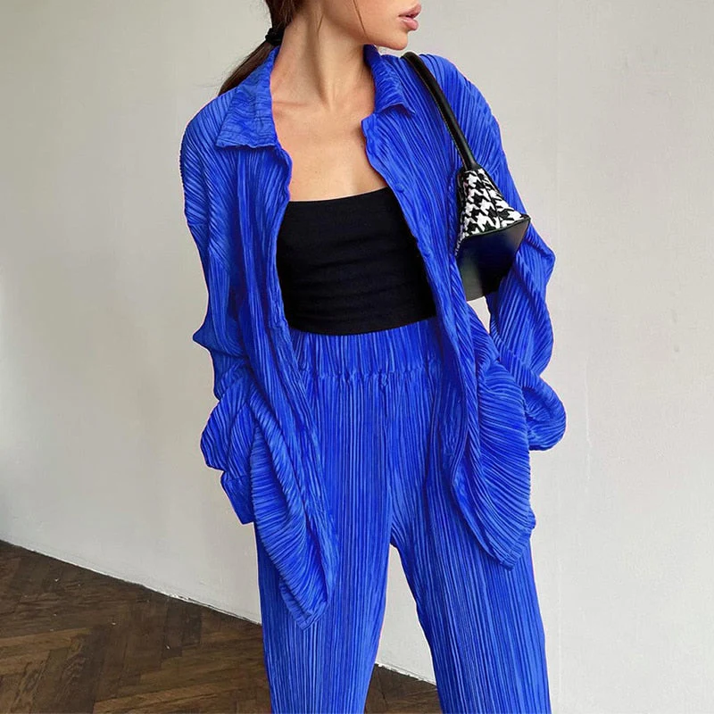 Ensemble Décontracté Coloré Élégant Femme – Tenue Deux-Pièces Stylée et Confortable - Image 15