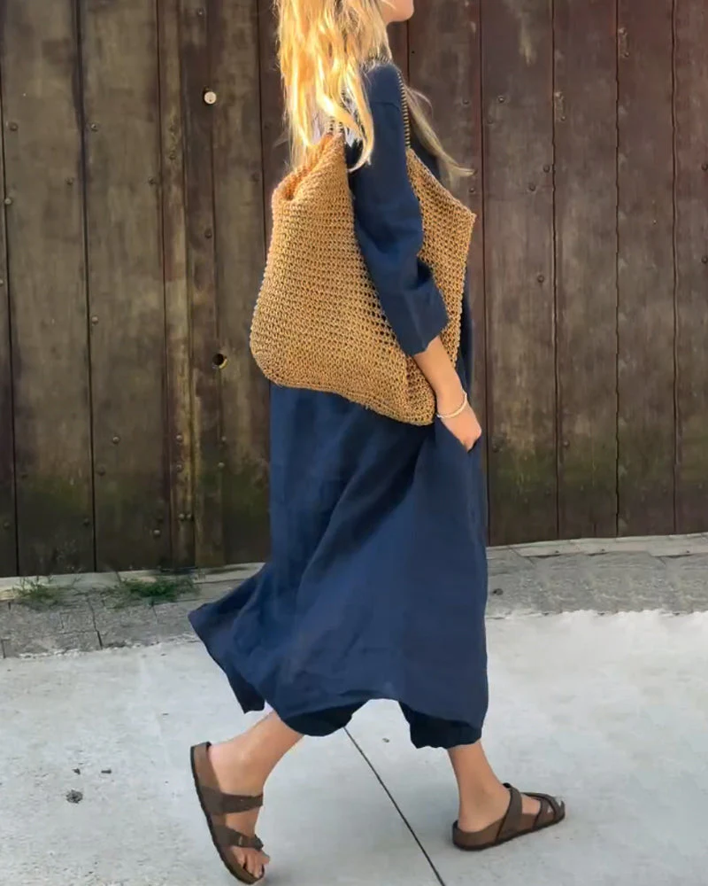 Ensemble Décontracté Tunique et Pantalon Femme – Tenue Légère Été - Image 4
