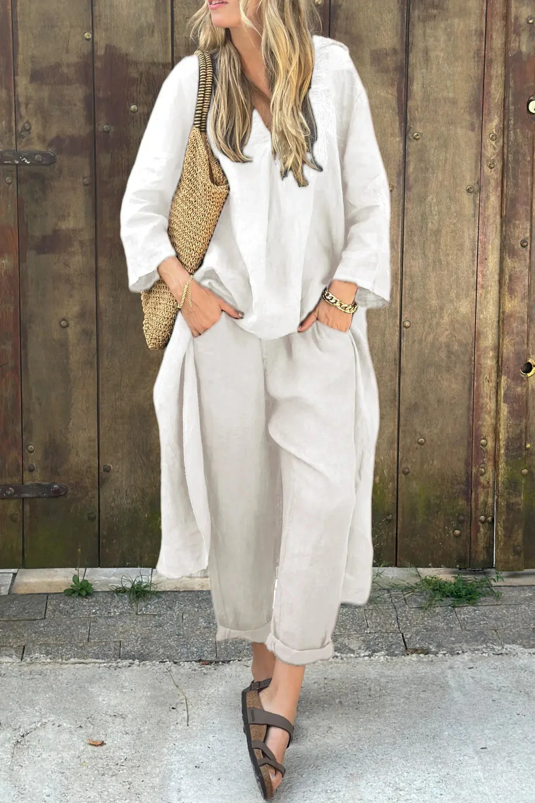Ensemble Décontracté Tunique et Pantalon Femme – Tenue Légère Été - Image 7