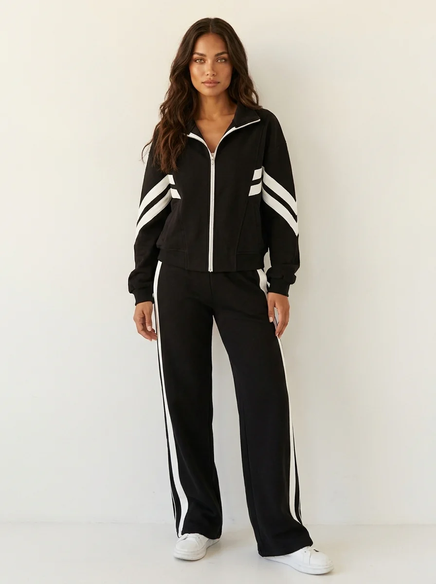 Ensemble detente femme 2 pieces - Sport chic et confortable - Image 3