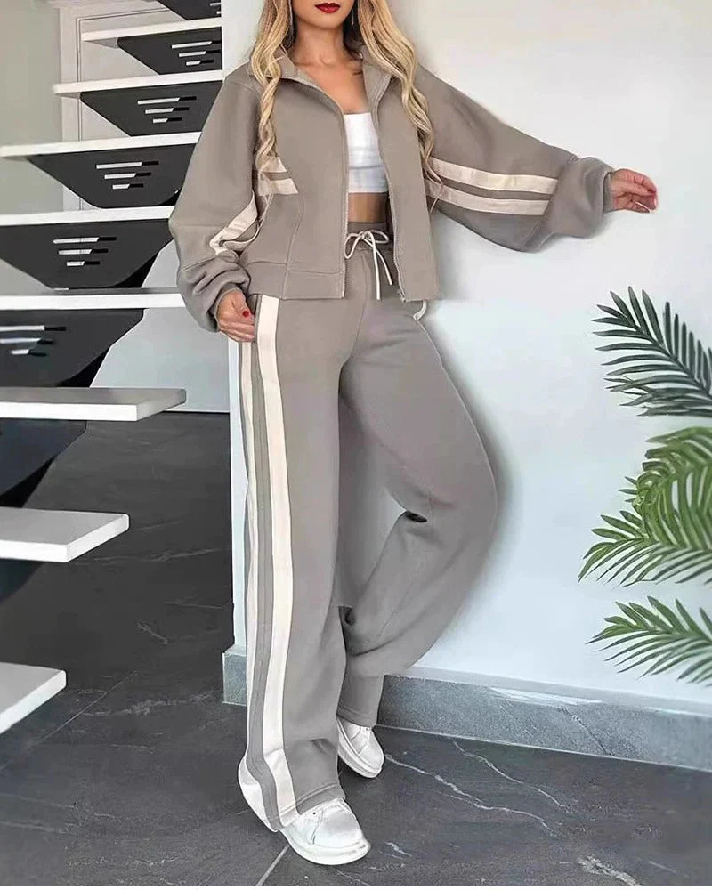 Ensemble detente femme 2 pieces - Sport chic et confortable - Image 9