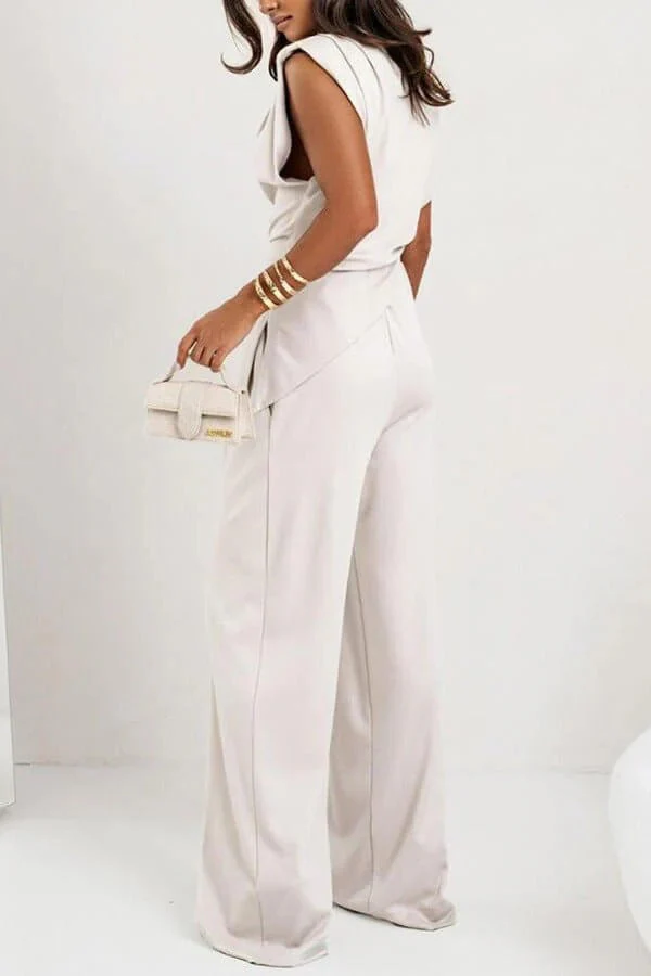 Ensemble deux pièces drapé pour femme – Allure élégante et raffinée, style idéal pour les fêtes - Image 7