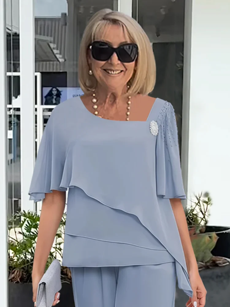 Ensemble deux pièces élégant pour femme – Style chic et sophistiqué pour les soirées au bureau - Image 5