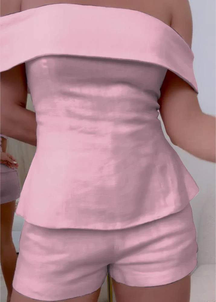 Ensemble Deux-Pièces Femme en Coton-Lin Blanc – Tenue Élégante et Légère - Image 7