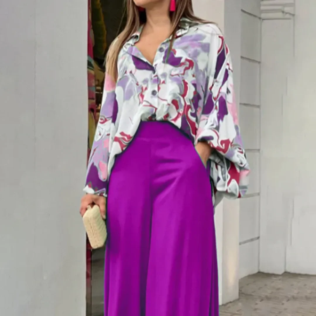 Ensemble femme 2 pièces – Tissu léger, parfait pour une tenue habillée décontractée - Image 10