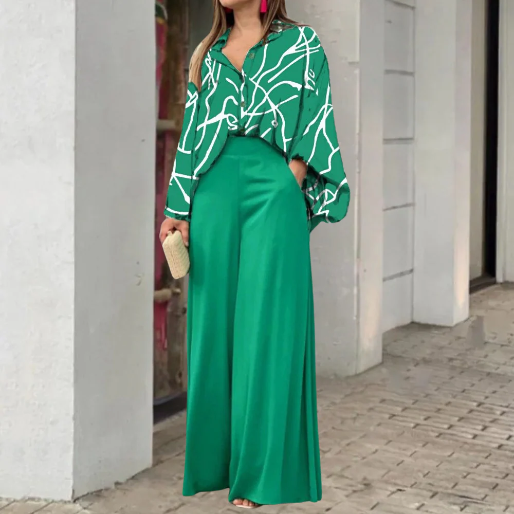 Ensemble femme 2 pièces – Tissu léger, parfait pour une tenue habillée décontractée - Image 3