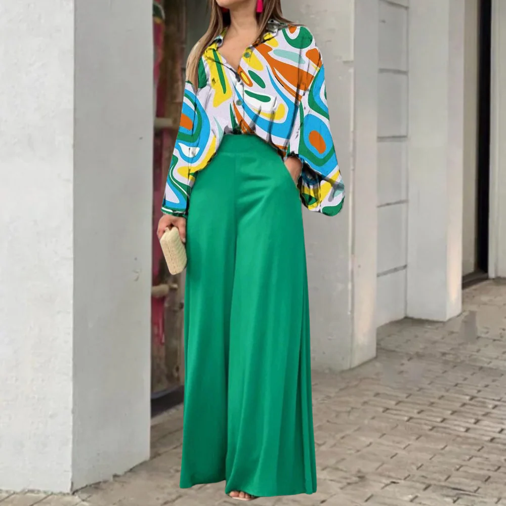 Ensemble femme 2 pièces – Tissu léger, parfait pour une tenue habillée décontractée - Image 4