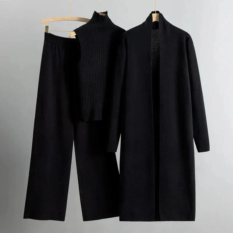 Ensemble Femme Décontracté Trois Pièces Élégant – Tenue Moderne Confortable - Image 10