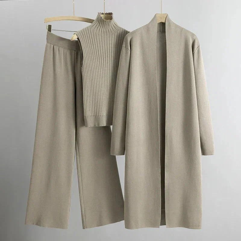 Ensemble Femme Décontracté Trois Pièces Élégant – Tenue Moderne Confortable - Image 11