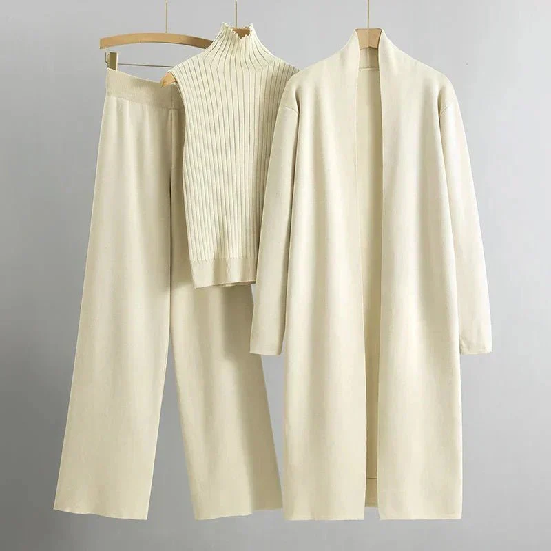 Ensemble Femme Décontracté Trois Pièces Élégant – Tenue Moderne Confortable - Image 9