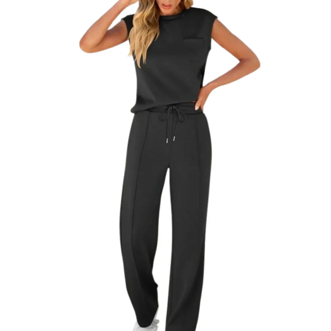 Ensemble femme detente d'ete deux pieces - Souple et confortable