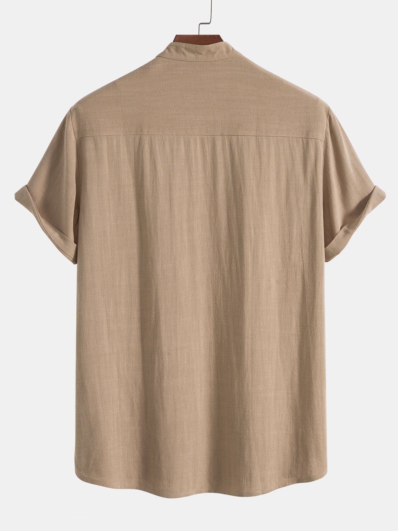 Ensemble Homme Été Coton Lin – Chemise Manches Courtes et Pantalon Décontracté - Image 3