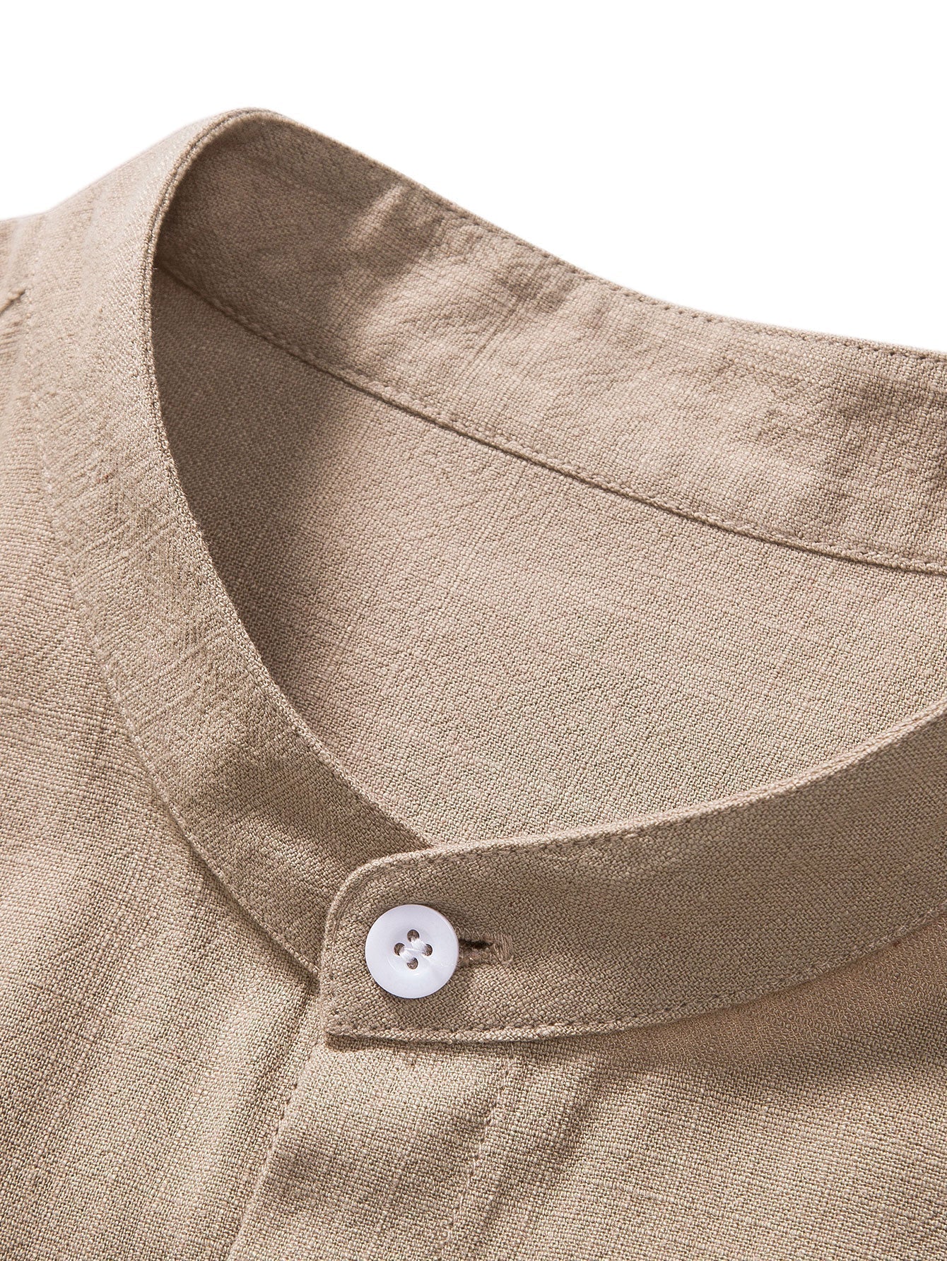 Ensemble Homme Été Coton Lin – Chemise Manches Courtes et Pantalon Décontracté - Image 6