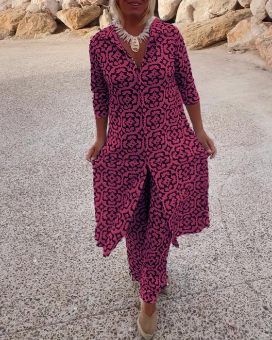 Ensemble Sari Femme – Haut et Pantalon Assortis Confortables - Image 3