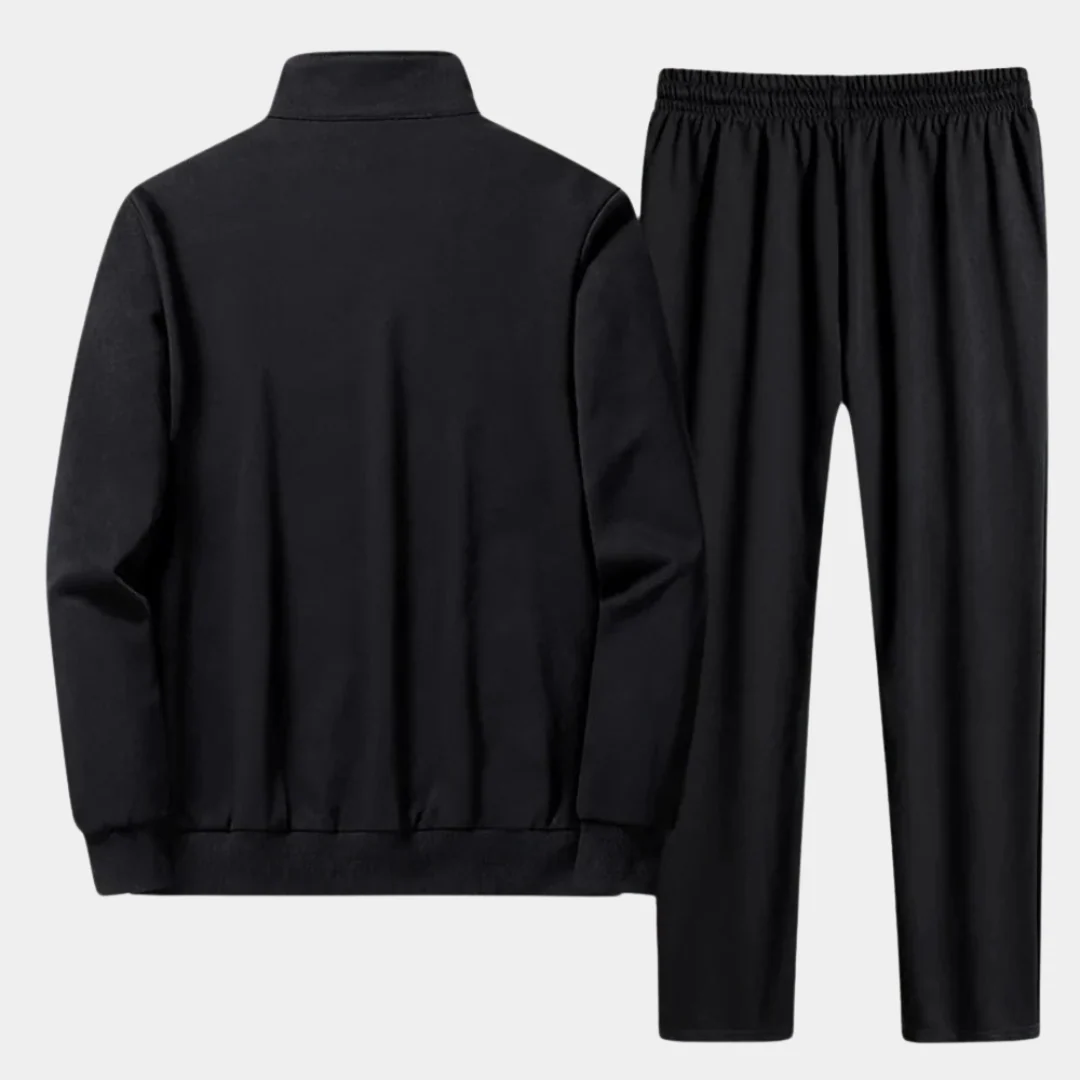Ensemble Survêtement Homme Zip Complet Stylé – Veste Athlétique et Pantalon Jogger Confortable