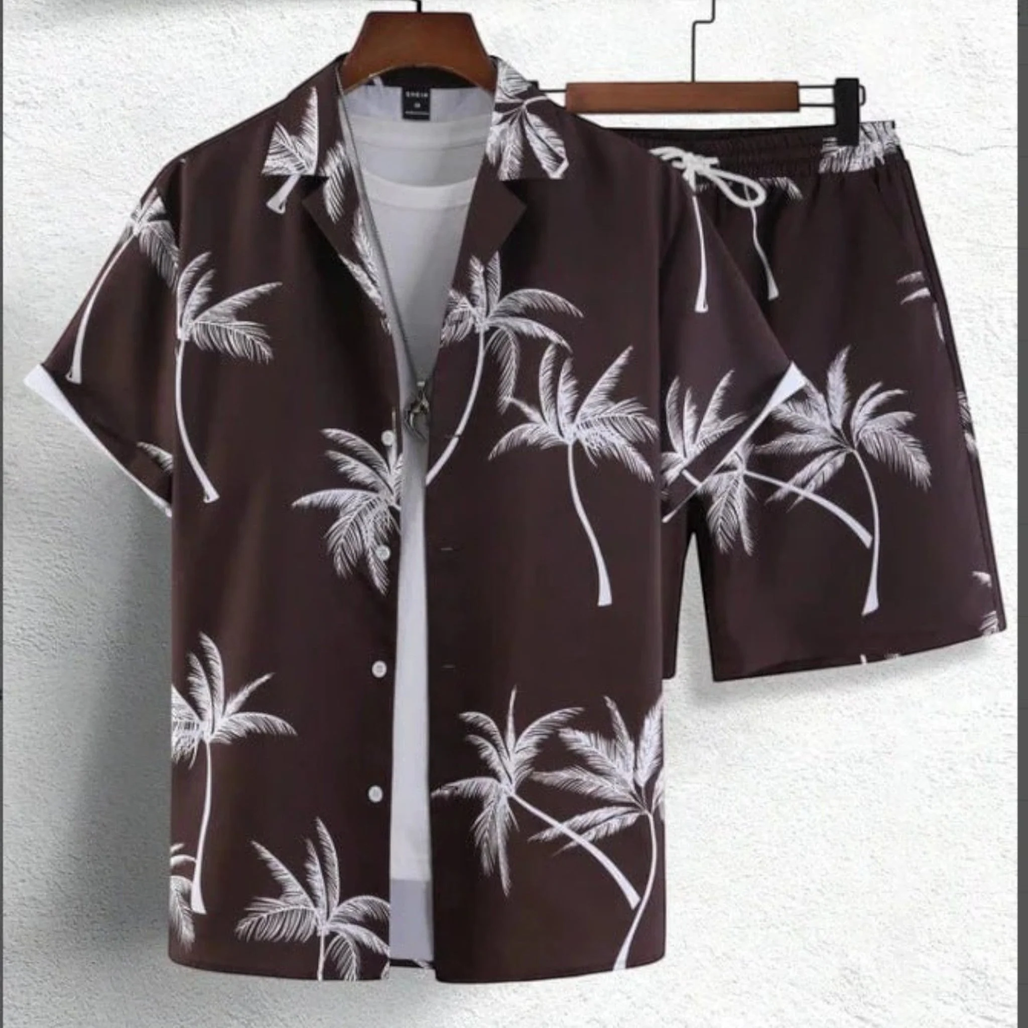 Ensemble Tropical Élégant Homme – Chemise et Short Décontracté Été - Image 8
