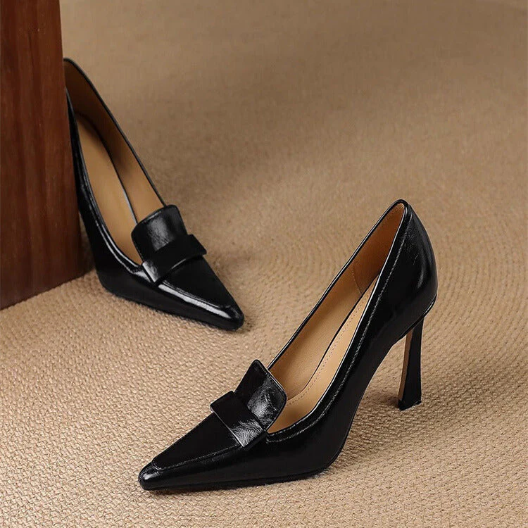 Escarpins Femme en Cuir Verni – Chaussures Élégantes à Bout Pointu - Image 7